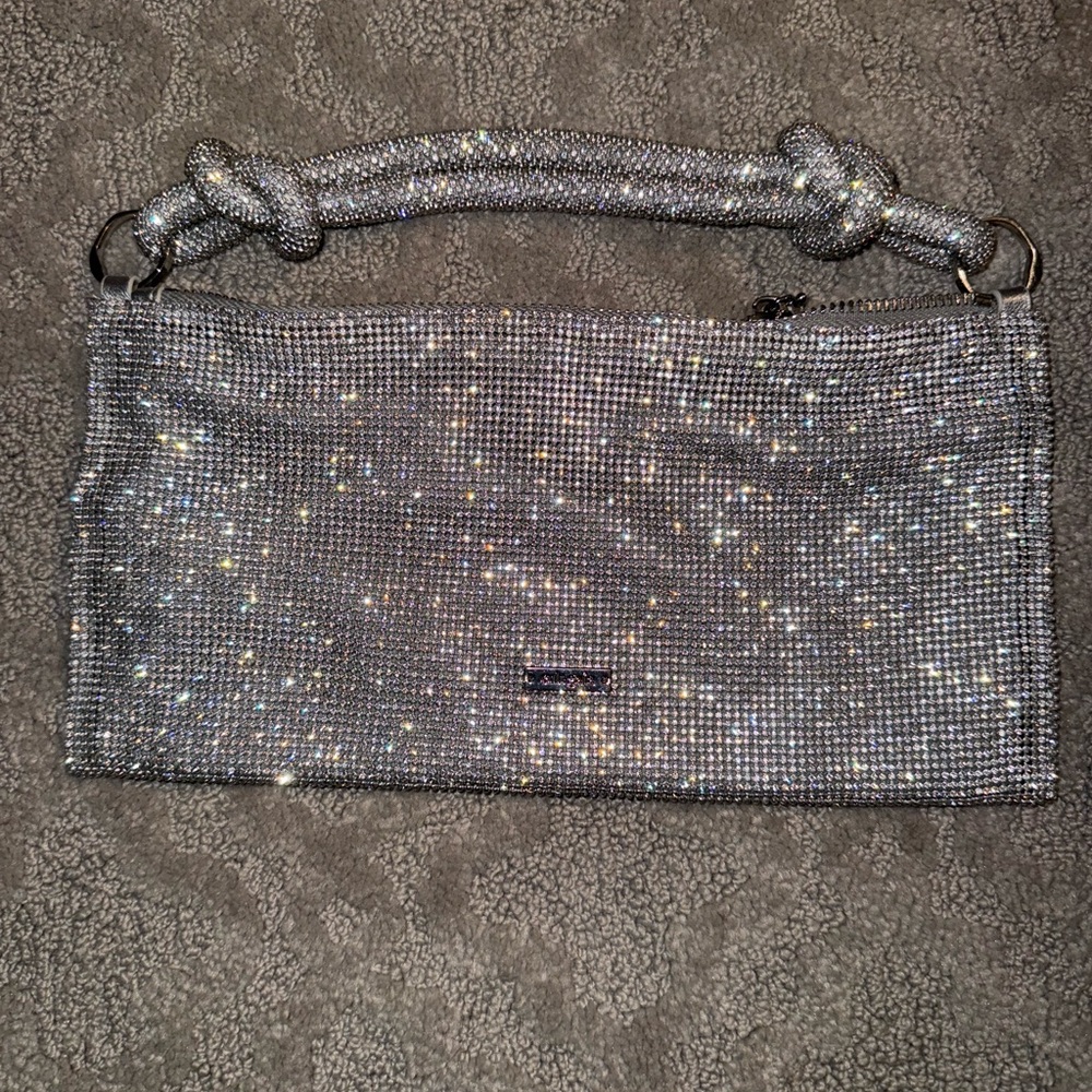 Cult Gaia Hera Nano Rhinestone Shoulder Bag